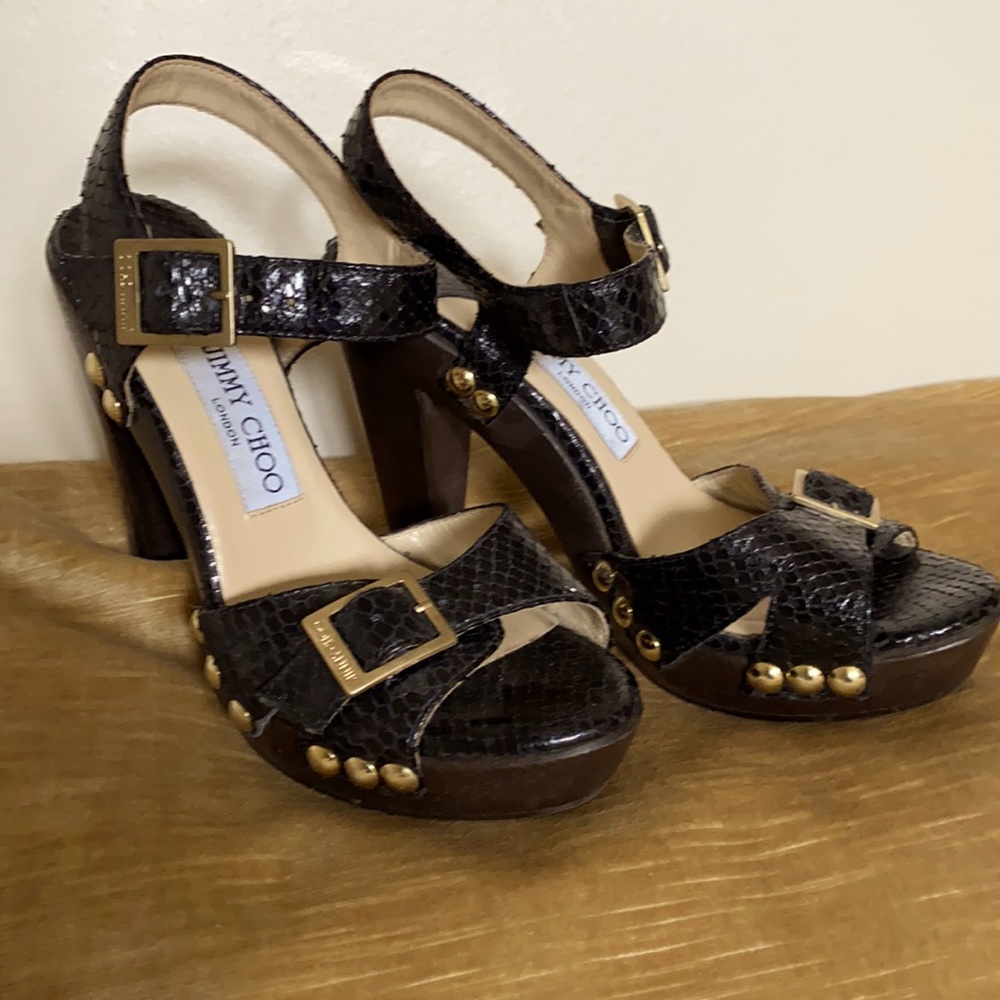 Jimmy Choo leather sandals